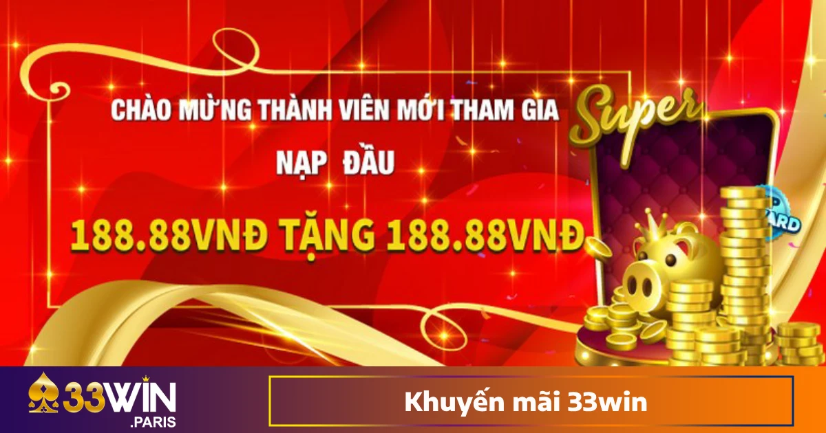 Các Chương Trình Khuyến Mãi 33win Đang Diễn Ra