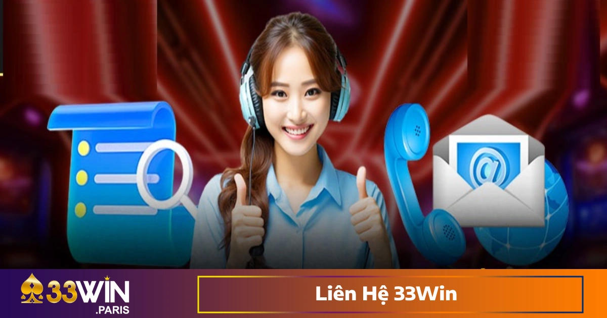Các Phương Thức Liên Hệ 33win Hỗ Trợ Người Chơi